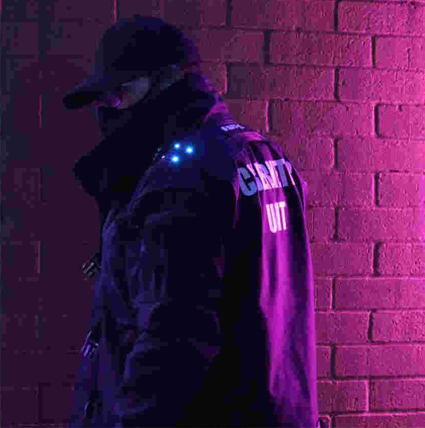 Stylistic Photo of a Cybernetic Unit Officer